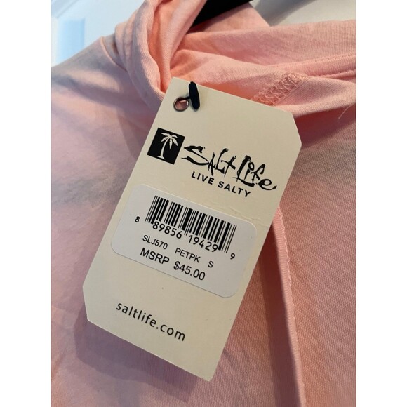 Salt Life Hooded Tshirt BNWT - Picture 3 of 5